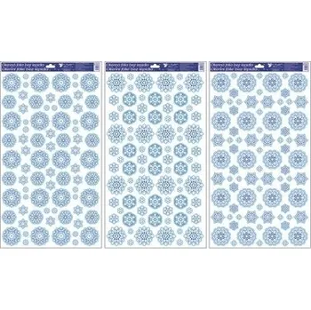 Anděl Přerov Okenní fólie 60x32 cm, vločky