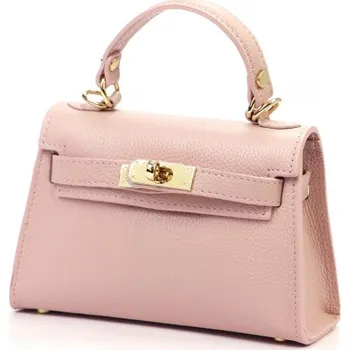 Kožená kabelka Luka 24-002 DOLLARO - růžová