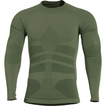 Pánské oblečení Sportovní triko Plexis, dlouhý rukáv, Pentagon, Camo Green, XS-M