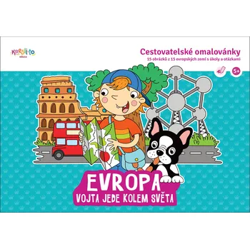 omalovánky Vojta jede kolem světa - Evropa