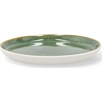 Talíř Dezertní talíř GASTRO 21 cm, bílá / zelená, kamenina, Bitz - doprava zdarma od 2999 Kč
