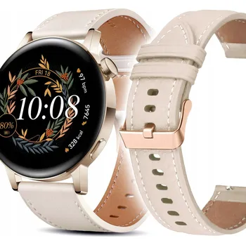 Řemínek na hodinky Řemínek JG Smart pro Huawei 20mm béžový