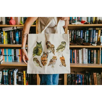 Nákupní taška ePiPí Plátěnka velká - Sovy