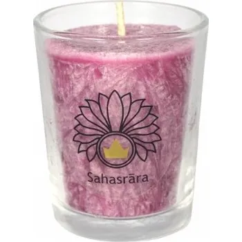 Svíčka Cereus Svíce čakrová 6,5cm fialová