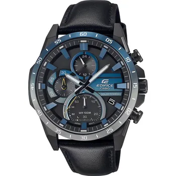 Hodinky Pánské hodinky Casio Edifice EQS-940NL-1AVUEF černé chrono solární WR100