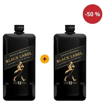 Whisky Druhá placka za půlku Johnnie Walker Black Label 0,2 L 40%