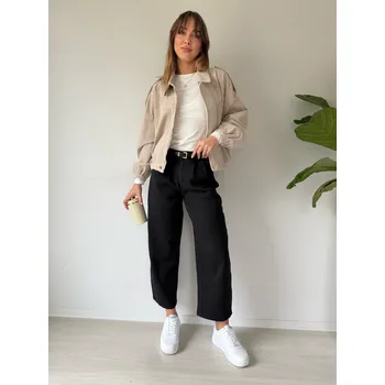 Dámské kalhoty Mishel Kalhoty 6010-2 černá Velikost: S