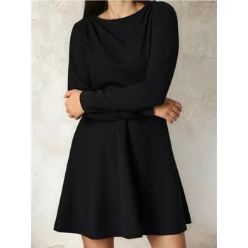 Dámské šaty Sinsay - Teplákové šaty - černá - 617FI-99X - 617FI-99X-XL