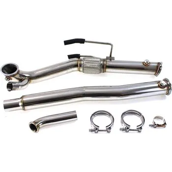 Zadní díl výfuku TurboWorks Downpipe Audi A3 VW Golf V FWD 2.0TFSI Decat Turbo GT30 / GT35