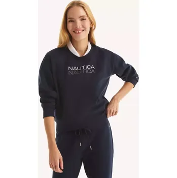 Dámské oblečení NAUTICA dámská mikina Logo Crewneck modrá XXL