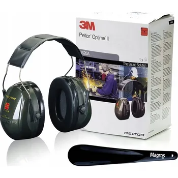 Sluchátka s potlačením hluku 3M Chrániče sluchu 3M OPTIME II H520A