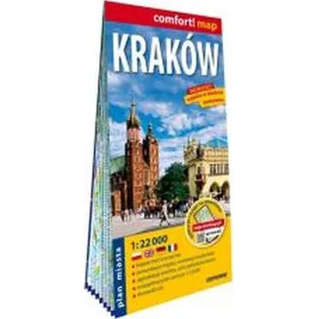 Kraków plan miasta 1:22 000 laminat 2026 - opracowanie zbiorowe