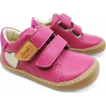 Dívčí obuv Ameko barefoot Otis Hearts Fuxia EUR 29