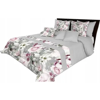 Přehoz na lůžko Přehoz na postel vícebarevný 240x260 cm polyester