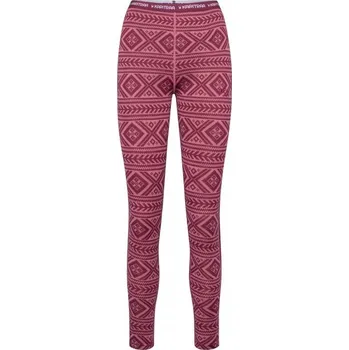 Dámské legíny DÁMSKÉ TERMOAKTIVNÍ LEGÍNY KARI TRAA FLOKE PANT RŮŽOVÉ VELIKOST S
