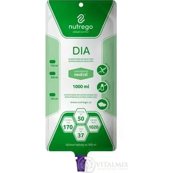 Speciální výživa Nutrego DIA s příchutí neutral tekutá výživa 6x1000 ml
