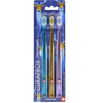 Zubní kartáček CURAPROX CS 5460 ultrasoft Sobí edice zubní kartáček (2+1) 3 ks