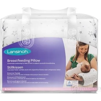 Polštář Lansinoh polštář na kojení bílý s hvězdami