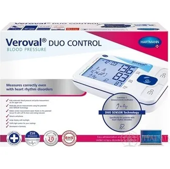Tlakoměr Hartmann Veroval duo control pažní, Large