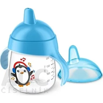 AVENT HRNEK Premium 260 ml s držadly od 12 měsíců, tvrdý náustek, chlapec, 1 ks