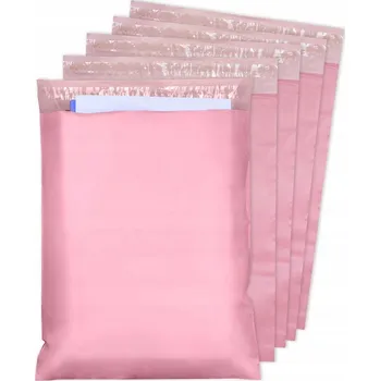 Obálka PLASTOVÉ OBÁLKY 500x600 RŮŽOVÉ XL 100 Ks Fóliové obálky PRO BALENÍ