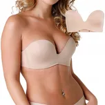 Wonderbra podprsenka bardotka, balkonetka béžová velikost 80G