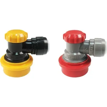 Výčepní technika KOMPLET Naražeč Ball Lock DuoTight sada nápoj + plyn