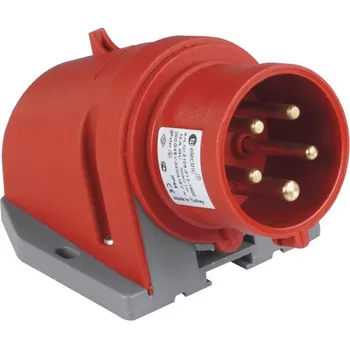 Elektrická zásuvka TP Electric 3007-312-1600 Nástěnná přívodka, Quick Connect 5x32A / IP44 (TP Electric 3007-312-1600)