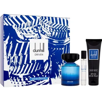 Pánský parfém Dunhill Driven Dárková sada EDT 100 ml, sprchový gel 90 ml a miniaturka EDT 15 ml