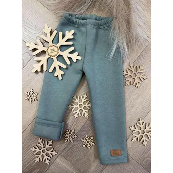 Dívčí legíny Zateplené mintové legíny Zuzi, vel. 116