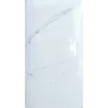 Lesklá pěnová tapeta samolepící 60x30cm bílý mramor