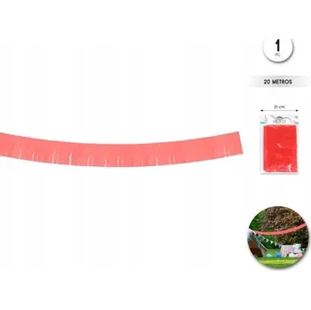 Červená girlanda s třásněmi - párty dekorace 20 m