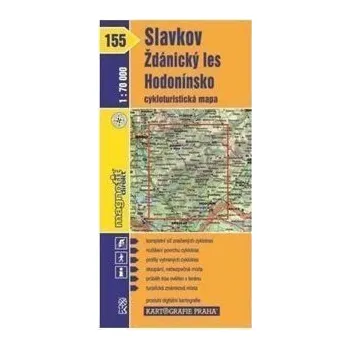 1: 70T(155)-Slavkov, Ždánický les (cyklomapa)