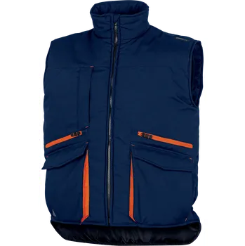 Pracovní oblečení Zateplená pracovní vesta Delta Plus SIERRA2 Barva: Námořnická Modrá/ Oranžová, Velikost: S