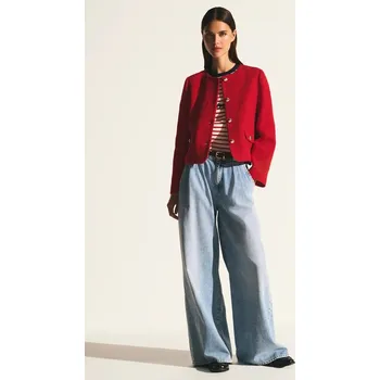 Dámské džíny JOOP! dámské džíny Emanuela WIDE LEG 10100794 453 Modrá 31