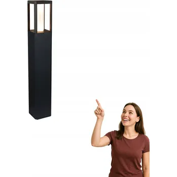 Venkovní osvětlení Osvětlovací sloupek Zuma Line s integrovaným LED zdrojem, 80 cm, černý