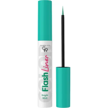 Oční linky GOLDEN ROSE Flash Liner BAREVNÁ OČNÍ LINKA 101 Bright Mint