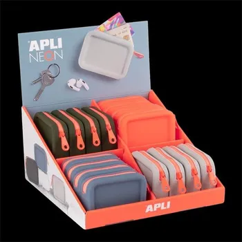 APLI - Silikonové poudro na zip (různé barvy)