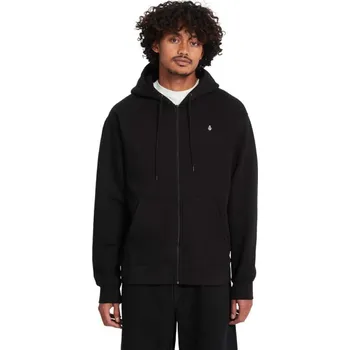 Pánská mikina mikina VOLCOM Single Stone Zip BLACK velikost oblečení L