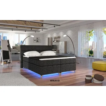 Ložnice ELTAP Manželská postel ALEX BOXSPRINGS 180x200 (Berlin 02)