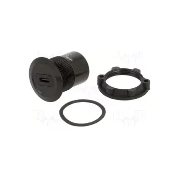 Elektrická zásuvka USBC-03-BK