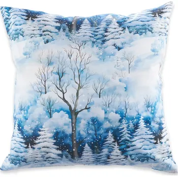 Povlak na polštářek Povlak na polštářek 40x40cm Zimní les