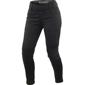 Dámské legíny Dámské prodloužené legíny na motorku Trilobite Leggings long black