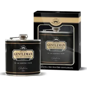 Placatka Dárková placatka Gentleman legenda