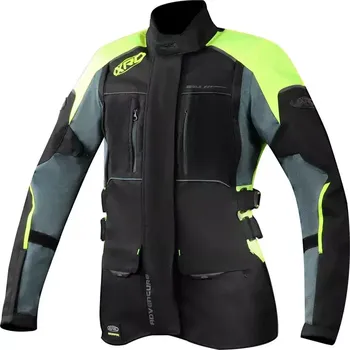 Moto bunda Dámská bunda na moto XRC Winkle WTP blk/grey/fluo vel. S