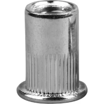 Matice M6 NEREZOVÁ PŘÍRUBOVÁ MATICE S PLOCHÝM ŠIROKÝM LÍMCEM DIN 6923 / ISO 4161 (100 KS)