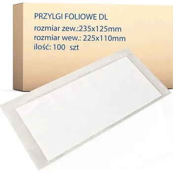 Obálka Samolepicí obálky na dokumenty, kurýrní kapsy "klokan" DL, 1000 ks, silné