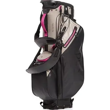 Golfový bag JuCad Bag 3in1 Pro Dry cart bag, černo/šedo/růžový