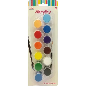 Vodová barva HM Studio Akrylky 12 barev