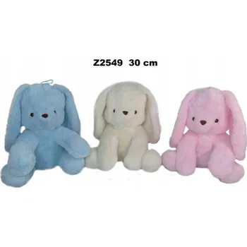 plyšák Plyšový Mazlíček Přítulníček - Králíček mix s dlouhýma ušima 30 cm